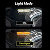 Harley Touring Tri Glide 2014-2023 Yellow 2 x Fairing Air Vents LED Light