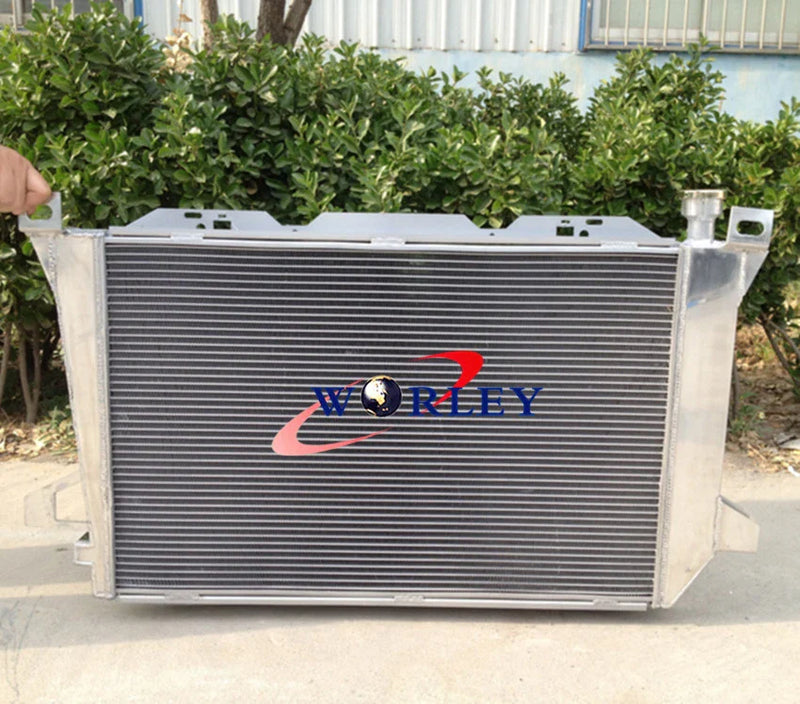 Ford F100 F150 F250 F350 Bronco V8 3 Row Aluminum Radiator + Fan (1983-1997)