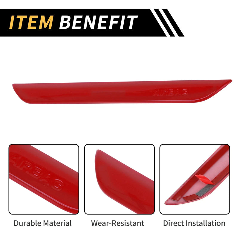 Jeep Wrangler JL JLU (2018-2024) Red Passenger Side Seat Handle Trim