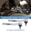 Honda Civic CR-V 2 x Front Outer Tie Rod End Links (2001-2006)