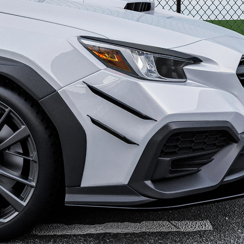 Subaru WRX STI 4 x Gloss Black Front Side Air Vent Trims (2022-2025)