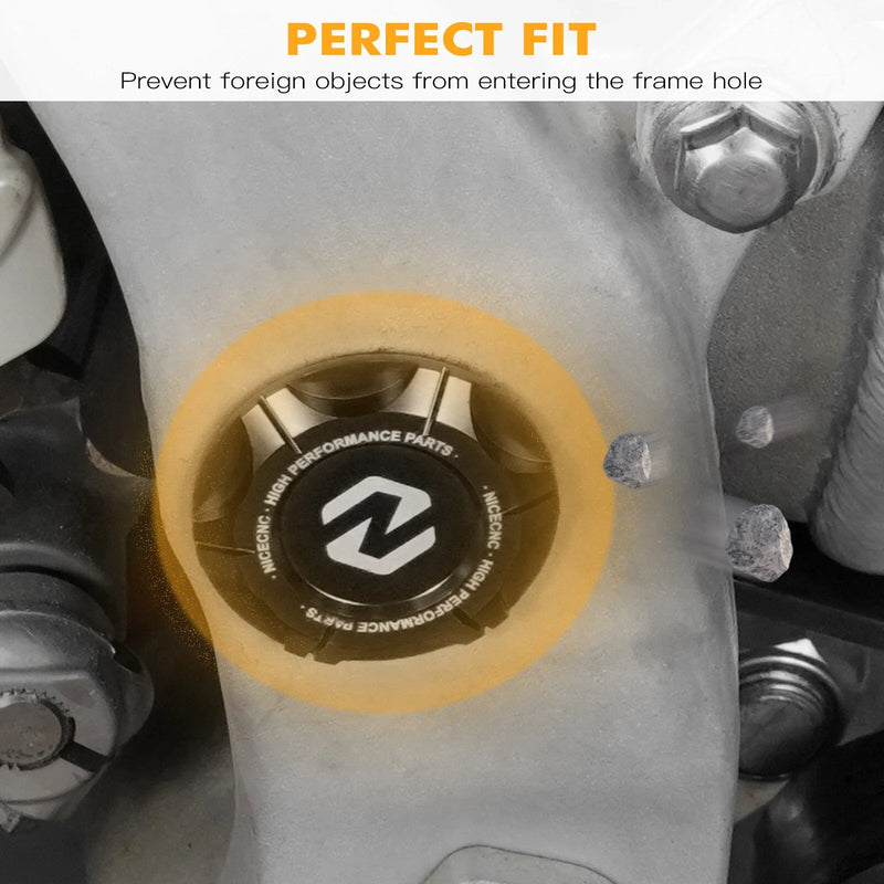 Yamaha YZ250 4 x Frame Hole Plug Cover Caps (2016-2023)