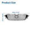 Hyundai Sonata (2011-2014) Silver Tone Front Hood Bumper Grille
