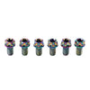 Bike Motorcycle 6pcs M6x10mm Titanium Torx Head Flange Screws