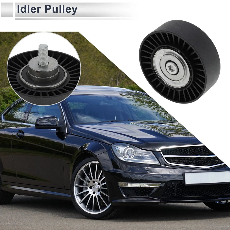 BMW Series 3 (2008 - 2012) 1 Pcs Drive Belt Idler Pulley Black
