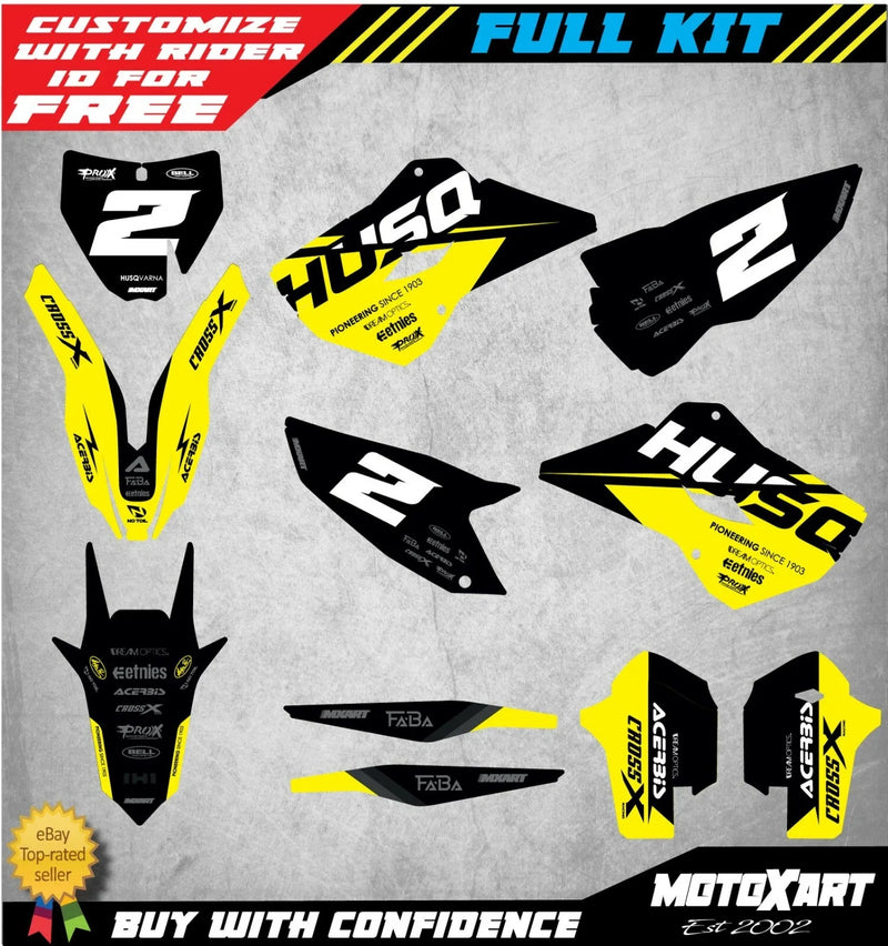 Husqvarna TC FC FS 2014-2015 Models Custom Graphics Kit