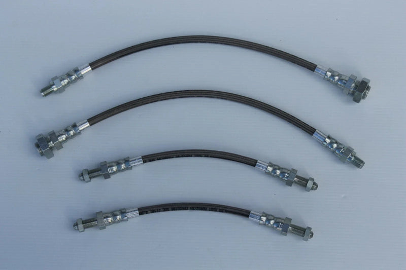 Classic Mini Braided Brake Hose Set (All Models)