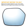 Honda CR-V 2007-2011 Right Side Blue Heated Mirror Glass