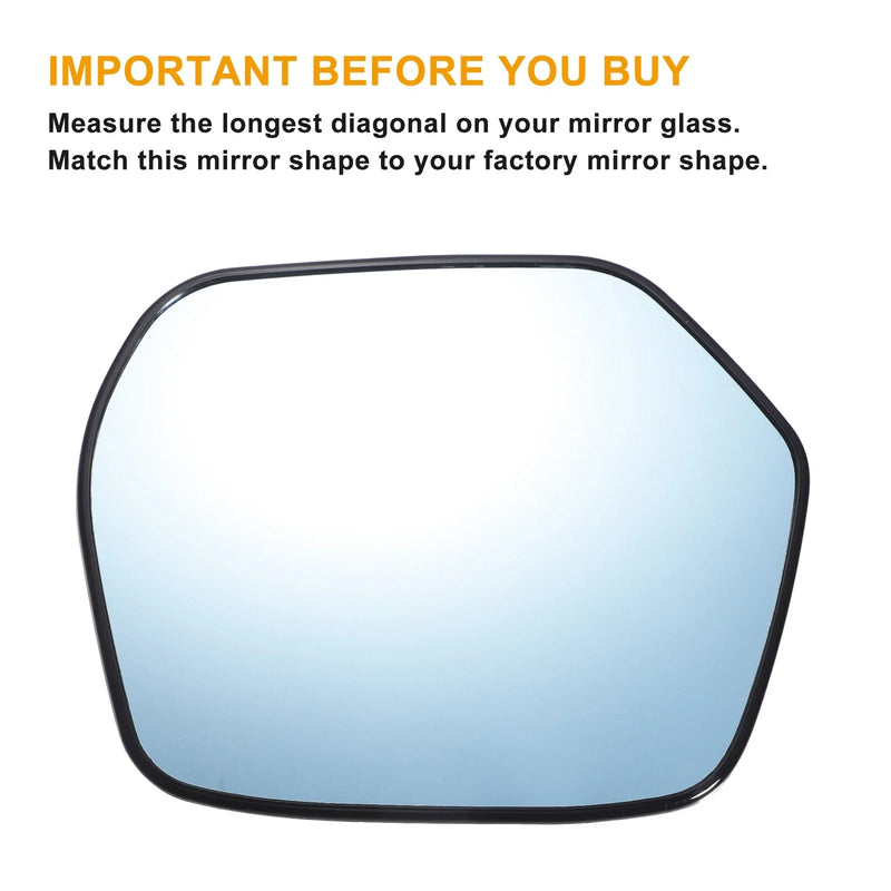Honda CR-V 2007-2011 Right Side Blue Heated Mirror Glass