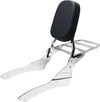 Yamaha Vstar 650 400 Classic Chrome Backrest Sissy Bar Luggage Rack (98-18)