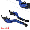 BMW F900R F900XR F750GS F850GS Blue Extendable Brake Clutch Levers (2020-2023)