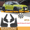 Hyundai Kona ENCINO 4 x Car Mud Flaps Splash Guards Mudguard (2019–2023)