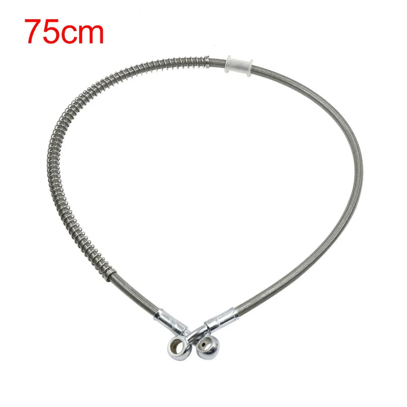 Motorcycle Universal 75cm Stainless Steel Clutch Hydraulic Oil Hose Line