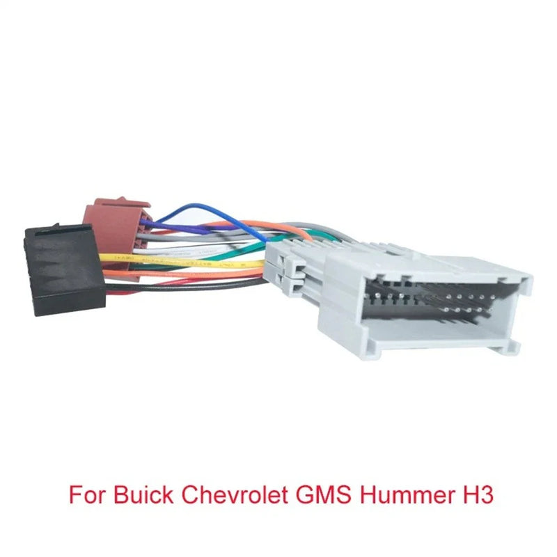 Suzuki Buick Chevy CD Radio Audio ISO Wiring Harness Adapter