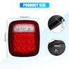 Jeep Wrangler Red LED Bar Tail Lights (2018-2023)