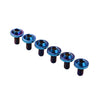Bike Motorcycle 6pcs M6x20mm Titanium Torx Head Bolts