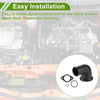 Chevy SBC BBC Black 90�� Swivel Water Neck Thermostat Housing