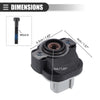 Dodge Throttle Position Sensor (Plastic, Black)
