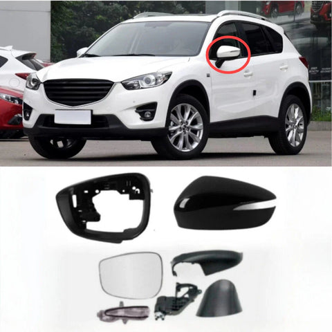 Mazda CX5 Side Mirror Cover Lamp Lens Mirror Frame Lower Base Cap (2015-2016)
