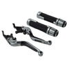 Kawasaki ZX636R Folding Extendable Brake Clutch Levers & Handlebar Grips
