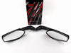 Honda NT400 BROS Black Rear View Mirrors (1988-1990)