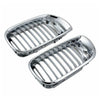BMW E46 320i 325i 325Xi 330i 330Xi Chrome Front Kidney Grille (1998-2006)
