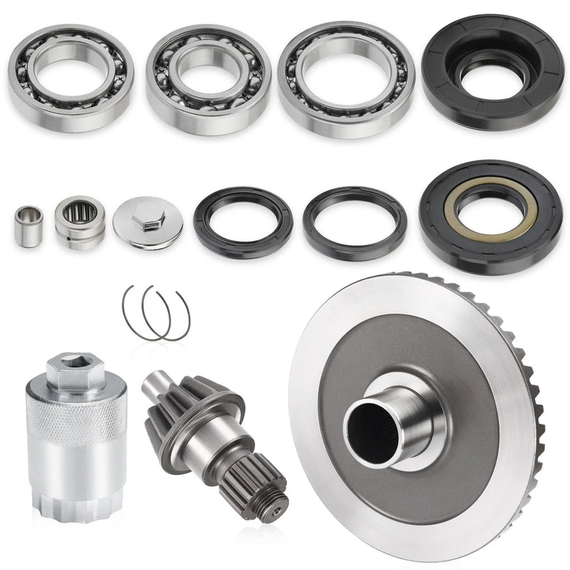 Honda Rancher TRX400 Rear Diff Ring & Pinion Gear with Nut Tool (2004–2007)