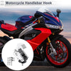Motorcycle Square Aluminum Alloy Hanging Hook 1 x Set