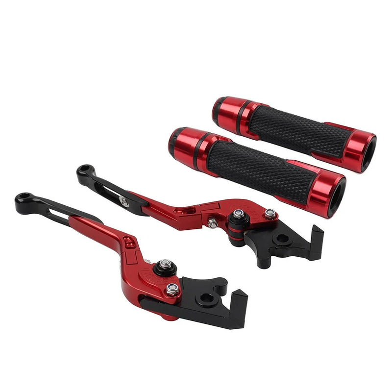 BMW S1000XR Folding Extendable Brake Clutch Lever Grip Set (15-21)