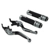 BMW R1200GS Folding Extendable Brake Clutch Levers & Grips (2013-2018)