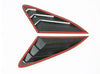 KIA K5 Optima 2x Carbon Fiber Side Vent Scoop Louver Trim (2021–2022)