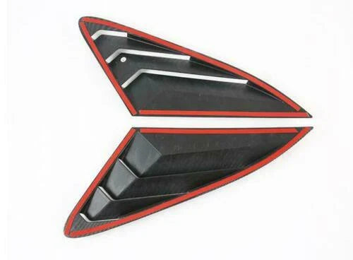 KIA K5 Optima 2x Carbon Fiber Side Vent Scoop Louver Trim (2021–2022)