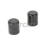 Harley Touring Softail Dyna Black Docking Hardware Point Cover Kit (2008-2023)