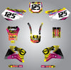 Suzuki RM 250 (1996-1998) - NEON Style Stickers Custom Graphic Kit