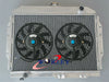 AMC AMX Ambassador Gremlin Javelin Matador V8 Aluminum Radiator & Fans (58-74)