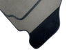 Ferrari F430 2004-2009 Carpet & Alcantara Leather 2 x Gray Floor Mats
