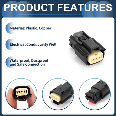 Ford Mazda 3 Pin Ignition Coil Waterproof Connector Plug