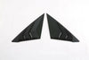 Honda Civic Sedan Glossy Black Rear Window Side Louver Covers (2022-2023)