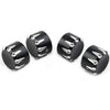 Harley 883 4 x Black Engine Screw Topper Cover Head Bolt Caps