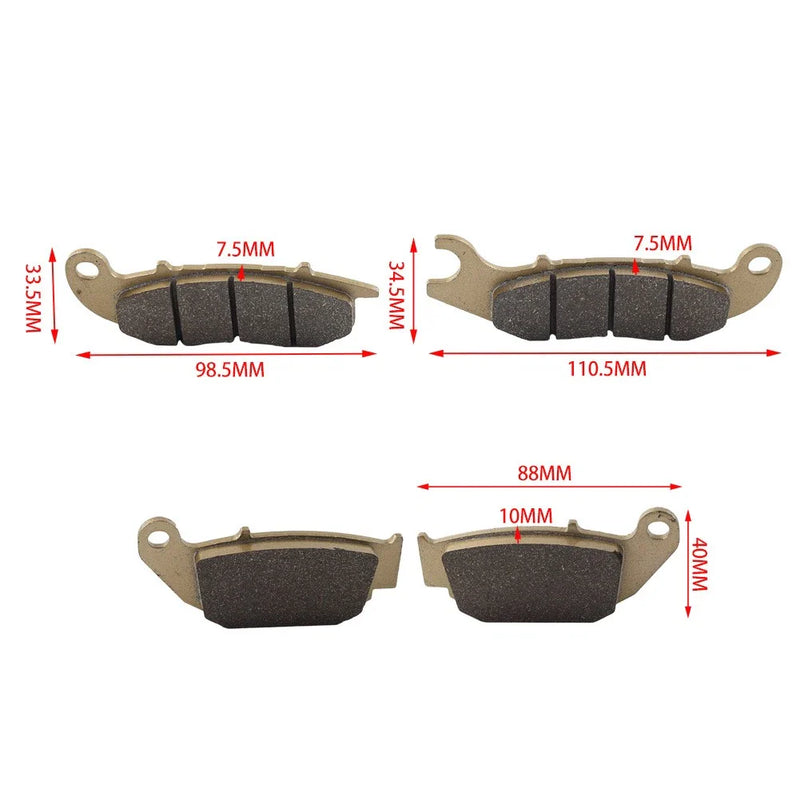 Honda CRF 250L ABS Rally Front & Rear Brake Pads (2013-2021)