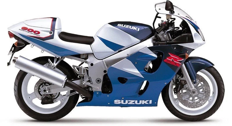 Suzuki GSXR 600 SRAD Fork head & windshield Aluminium Noir (1997–2000)