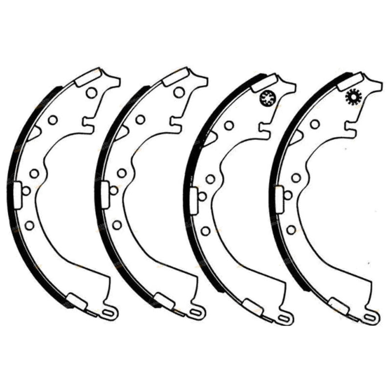 Hilux GGN15 KUN16 TGN16 2.7L 4.0L 3.0L Rear Brake Shoe (2005–2015)