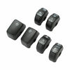 Harley Softail & Sportster Black Hand Control Switch Button Covers