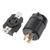 Generator Cord Assembly 20A 125/250V NEMA L14-20P L14-20R Plug Connector