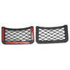 3 x Car Seat Side Back Storage Net Bag Phone Holder Pocket Organizer Black