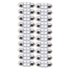 Car 20 x 31mm 4-SMD 5050 LED Festoon Interior Lights (No specific years)
