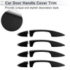 Toyota Corolla Door Handle Cover Trim / Durable Tailgate Black /