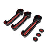 Jeep Wrangler Exterior Door Tailgate Handle Cover Trim (2007-2017)