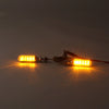 Universal Motor - Amber Bulbs, Chrome 10mm Turn Signal Lights