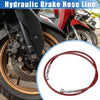 Motorcycle 120cm 10mm Red Hydraulic Brake Hose Line Pipeline